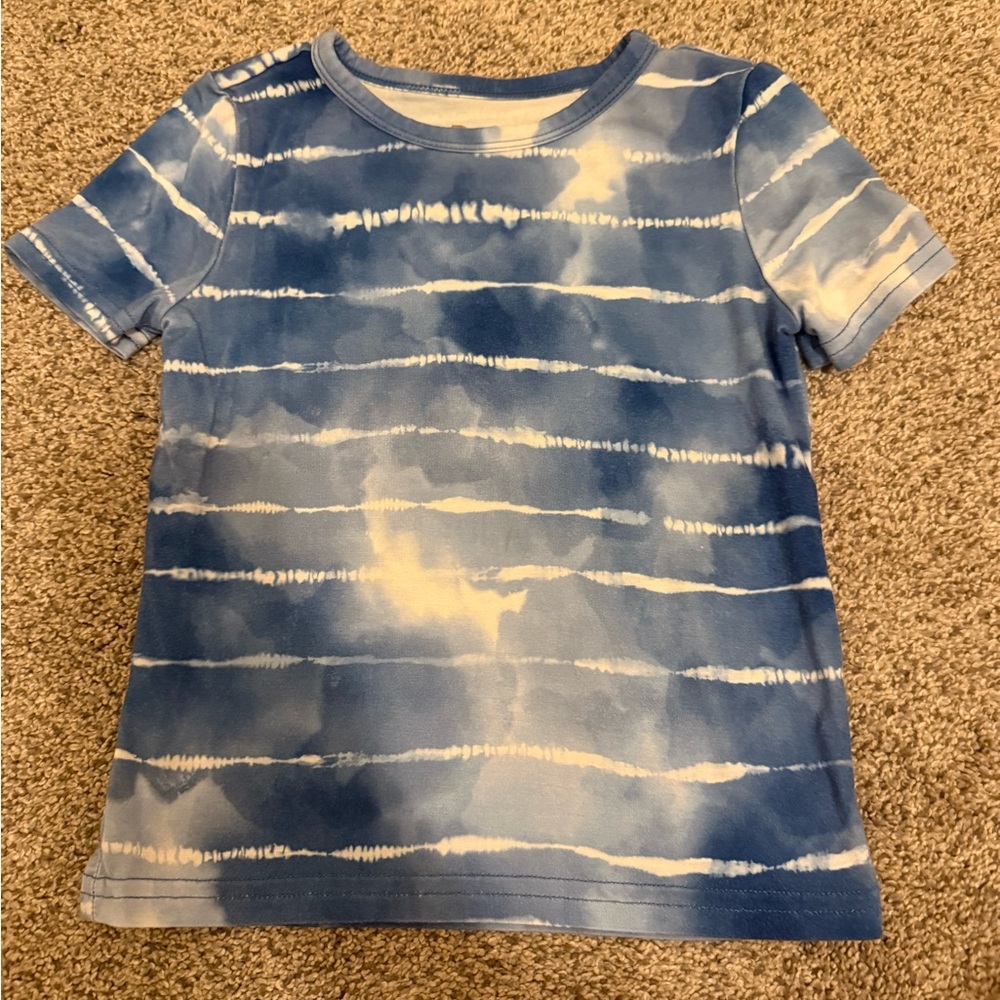Little Sleepies Blue Tie-Dye Dreams Tee